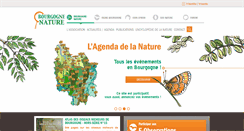 Desktop Screenshot of bourgogne-nature.fr